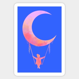 The Moon Is Constant Sticker